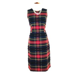 J. Crew Tall Sheath dress in Stewart Tartan.